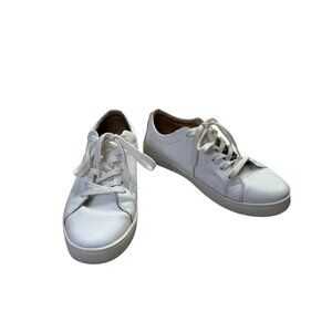 Mercanti Fiorentini Sneakers White Leather Shoes Womens Sz 8 Made in Brazil